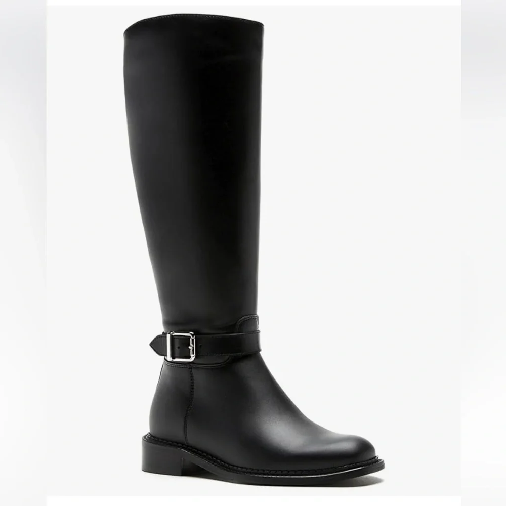 La Canadienne Stevie Women's Black Leather Boots